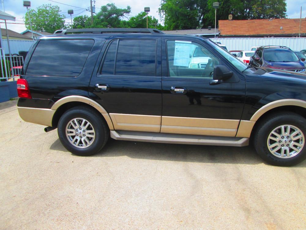2012 BLACK Ford Expedition King Ranch 2WD (1FMJU1H55CE) with an 5.4L V8 SOHC 16V FFV engine, 6-Speed Automatic transmission, located at 1815 NE 28th St., Fort Worth, TX, 76106, (817) 625-6251, 32.795582, -97.333069 - Photo #2