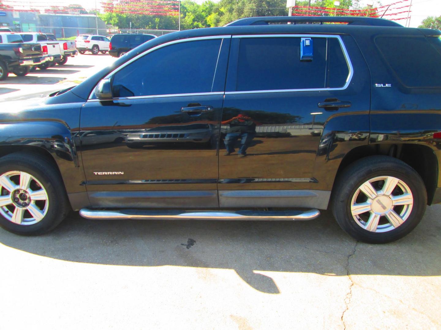 2015 BLACK GMC Terrain SLE2 FWD (2GKALREK5F6) with an 2.4L L4 DOHC 16V FFV engine, 6-Speed Automatic transmission, located at 1815 NE 28th St., Fort Worth, TX, 76106, (817) 625-6251, 32.795582, -97.333069 - Photo#8