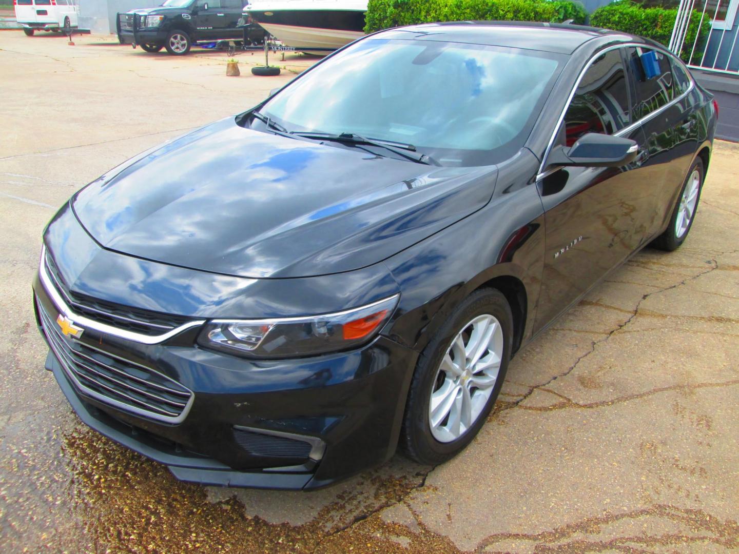 2018 BLACK Chevrolet Malibu LT (1G1ZD5ST3JF) with an 1.5L L4 DOHC 16V engine, 6A transmission, located at 1815 NE 28th St., Fort Worth, TX, 76106, (817) 625-6251, 32.795582, -97.333069 - Photo#0
