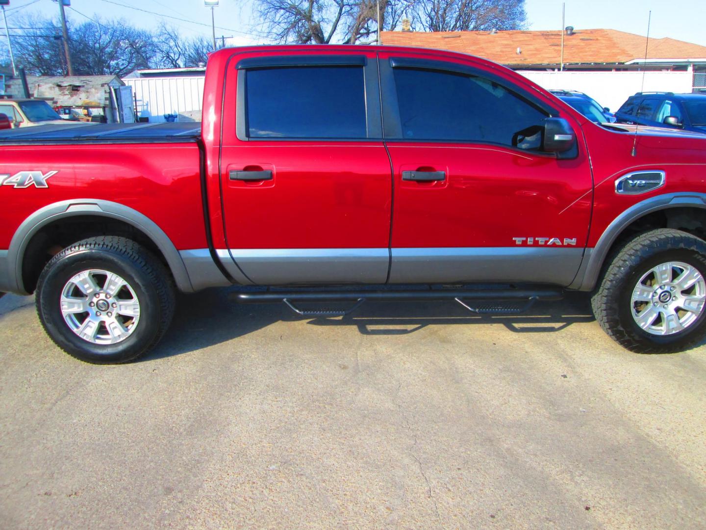 2017 RED Nissan Titan (1N6AA1E54HN) , located at 1815 NE 28th St., Fort Worth, TX, 76106, (817) 625-6251, 32.795582, -97.333069 - Photo#3