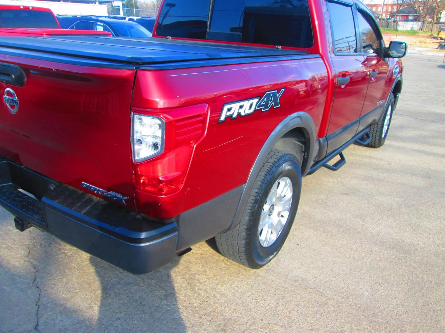 2017 RED Nissan Titan (1N6AA1E54HN) , located at 1815 NE 28th St., Fort Worth, TX, 76106, (817) 625-6251, 32.795582, -97.333069 - Photo#5