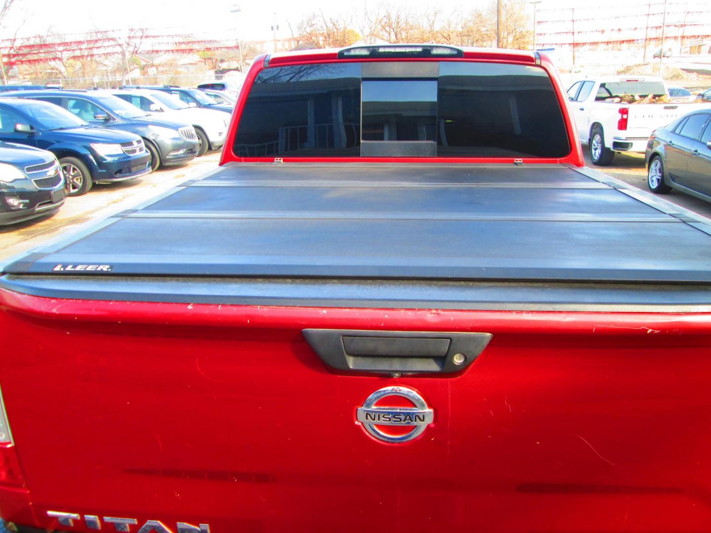 2017 RED Nissan Titan (1N6AA1E54HN) , located at 1815 NE 28th St., Fort Worth, TX, 76106, (817) 625-6251, 32.795582, -97.333069 - Photo#6