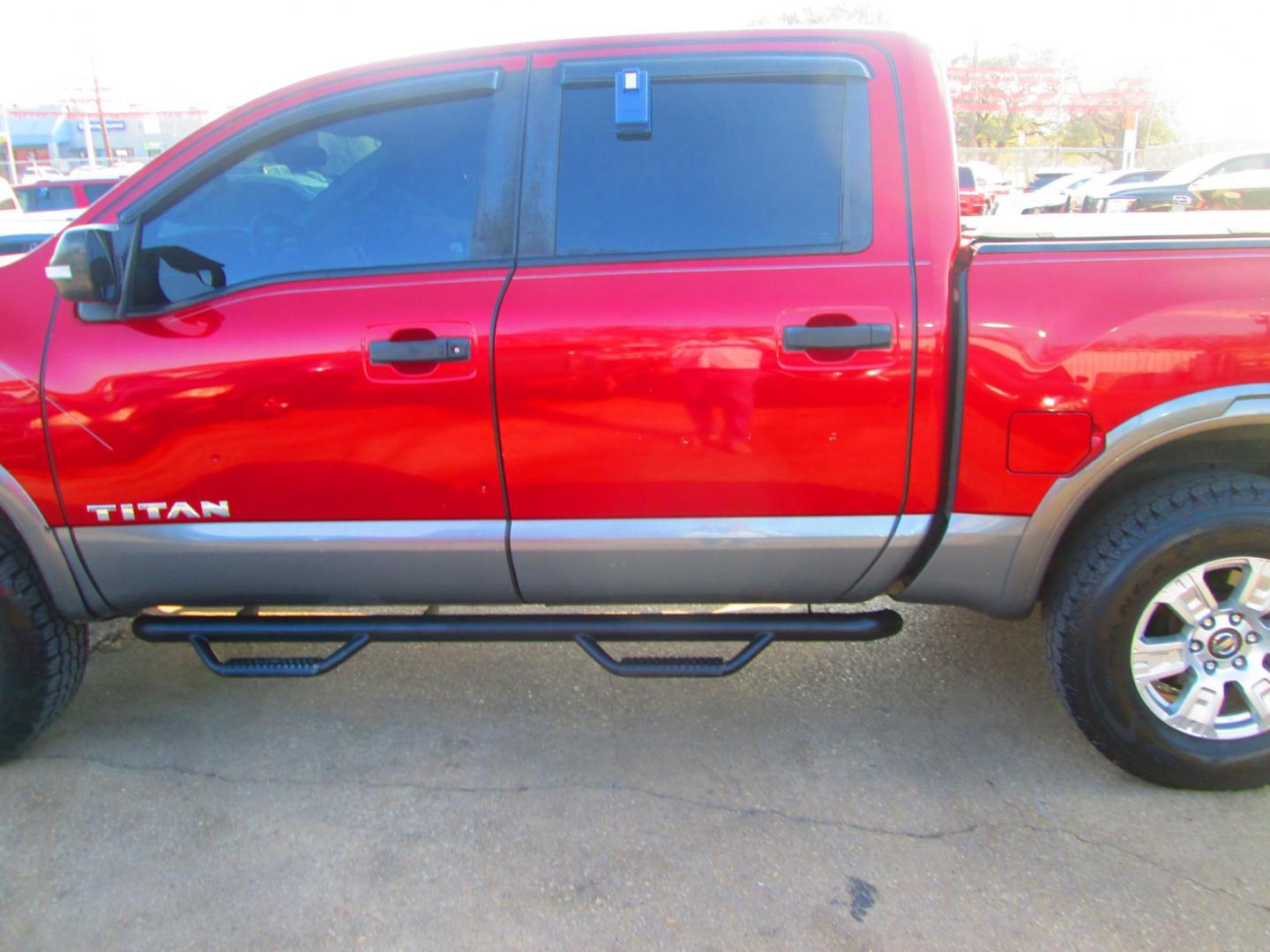 2017 RED Nissan Titan (1N6AA1E54HN) , located at 1815 NE 28th St., Fort Worth, TX, 76106, (817) 625-6251, 32.795582, -97.333069 - Photo#8