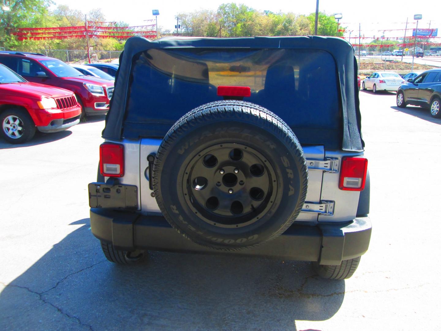 2013 SILVER Jeep Wrangler Sport 4WD (1C4GJWAG1DL) with an 3.6L V6 DOHC 24V FFV engine, located at 1815 NE 28th St., Fort Worth, TX, 76106, (817) 625-6251, 32.795582, -97.333069- Photo#5