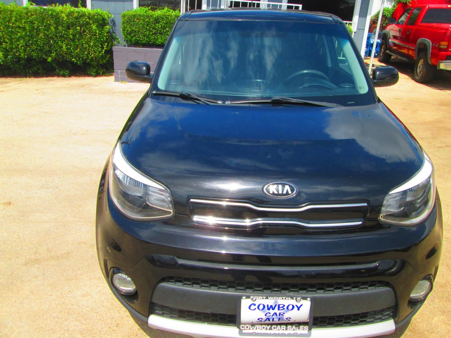 2019 BLACK Kia Soul + (KNDJP3A57K7) with an 2.0L L4 DOHC 16V engine, 6A transmission, located at 1815 NE 28th St., Fort Worth, TX, 76106, (817) 625-6251, 32.795582, -97.333069 - Photo#1