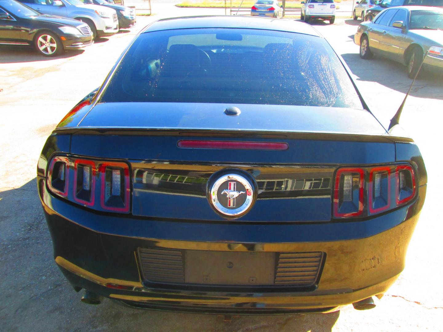 2014 BLACK Ford Mustang V6 Coupe (1ZVBP8AMXE5) with an 3.7L V6 DOHC 24V engine, located at 1815 NE 28th St., Fort Worth, TX, 76106, (817) 625-6251, 32.795582, -97.333069 - Photo#5