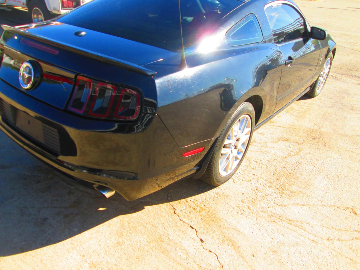 2014 BLACK Ford Mustang V6 Coupe (1ZVBP8AMXE5) with an 3.7L V6 DOHC 24V engine, located at 1815 NE 28th St., Fort Worth, TX, 76106, (817) 625-6251, 32.795582, -97.333069 - Photo#4