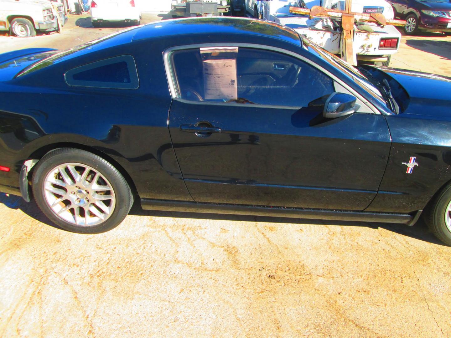 2014 BLACK Ford Mustang V6 Coupe (1ZVBP8AMXE5) with an 3.7L V6 DOHC 24V engine, located at 1815 NE 28th St., Fort Worth, TX, 76106, (817) 625-6251, 32.795582, -97.333069 - Photo#3