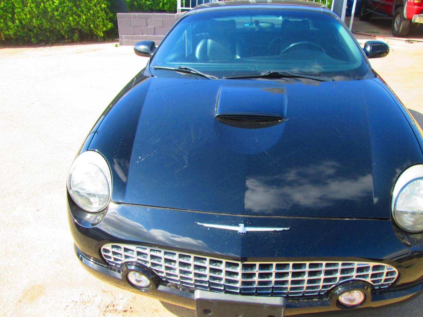 2003 BLACK Ford Thunderbird Deluxe (1FAHP60A13Y) with an 3.9L V8 DOHC 32V engine, 5-Speed Automatic Overdrive transmission, located at 1815 NE 28th St., Fort Worth, TX, 76106, (817) 625-6251, 32.795582, -97.333069 - Photo#1