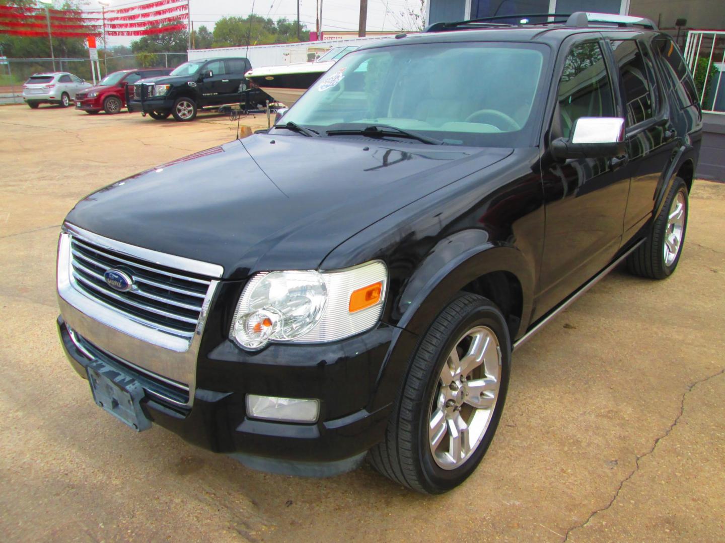 2010 BLACK Ford Explorer Limited 4.0L 2WD (1FMEU6FE1AU) with an 4.0L V6 SOHC 16V engine, 5-Speed Automatic transmission, located at 1815 NE 28th St., Fort Worth, TX, 76106, (817) 625-6251, 32.795582, -97.333069 - Photo#0