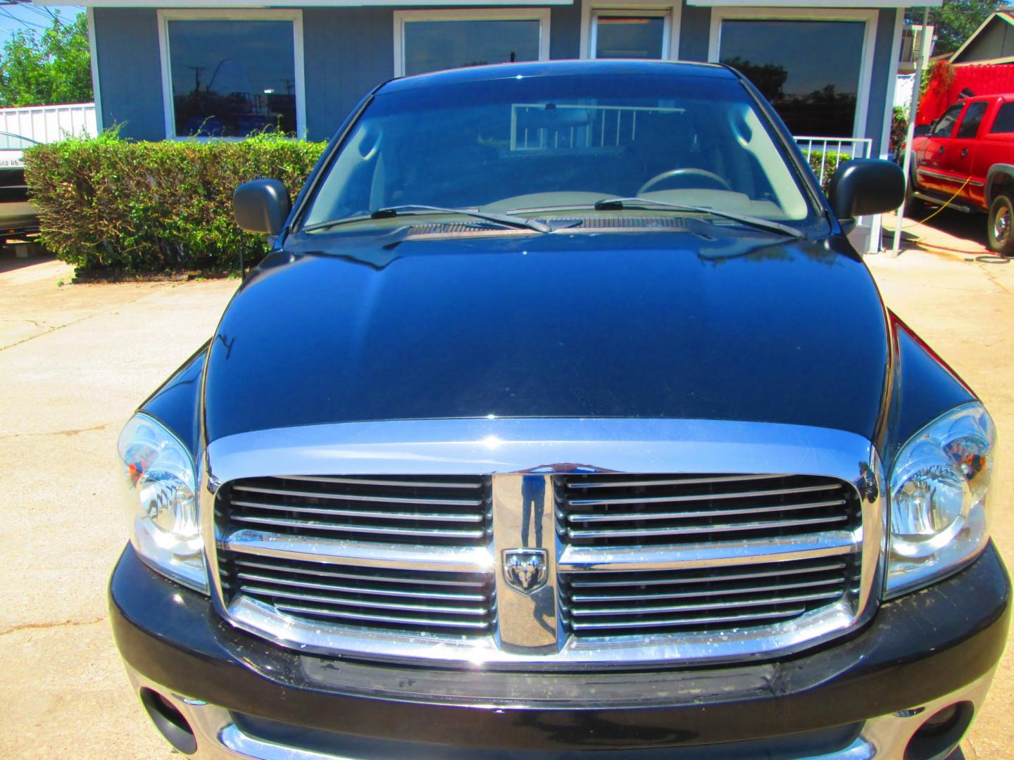 2008 BLACK Dodge Ram 1500 Laramie Quad Cab 2WD (1D7HA18268S) with an 5.7L V8 OHV 16V engine, located at 1815 NE 28th St., Fort Worth, TX, 76106, (817) 625-6251, 32.795582, -97.333069 - Photo#1