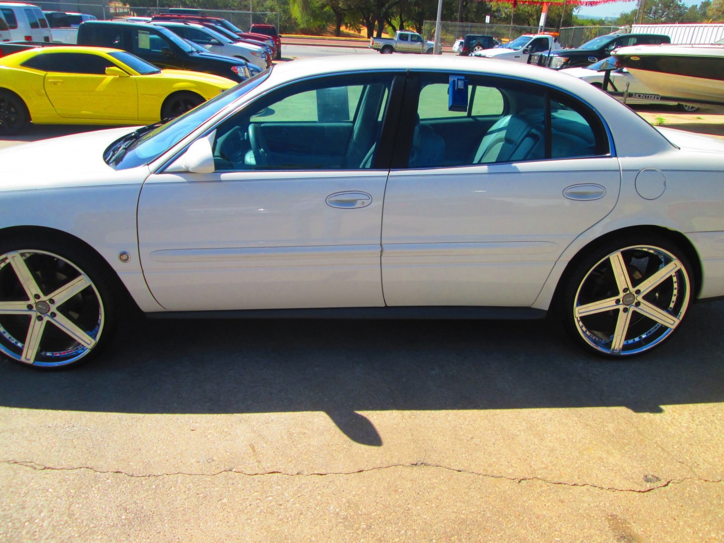 2003 WHITE Buick LeSabre Limited (1G4HR54K13U) with an 3.8L V6 OHV 12V engine, 4-Speed Automatic Overdrive transmission, located at 1815 NE 28th St., Fort Worth, TX, 76106, (817) 625-6251, 32.795582, -97.333069- Photo#7