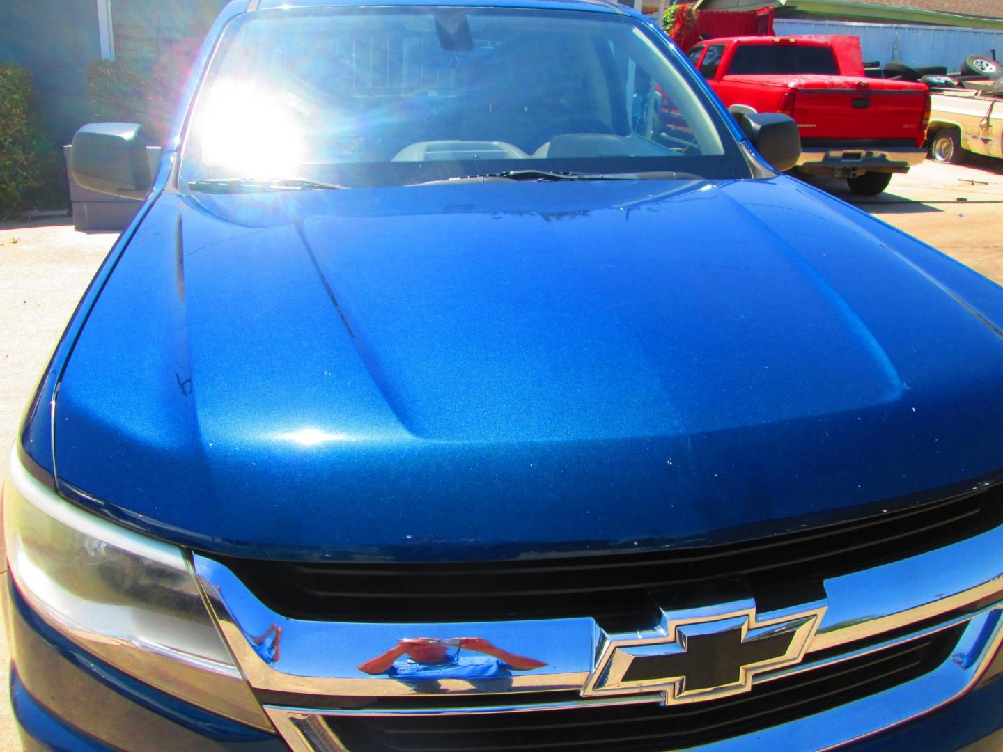 2020 BLUE Chevrolet Colorado Work Truck Crew Cab 2WD Long Box (1GCGSBEN3L1) with an 3.6L V6 DOHC 24V GAS engine, 6A transmission, located at 1815 NE 28th St., Fort Worth, TX, 76106, (817) 625-6251, 32.795582, -97.333069 - Photo#1