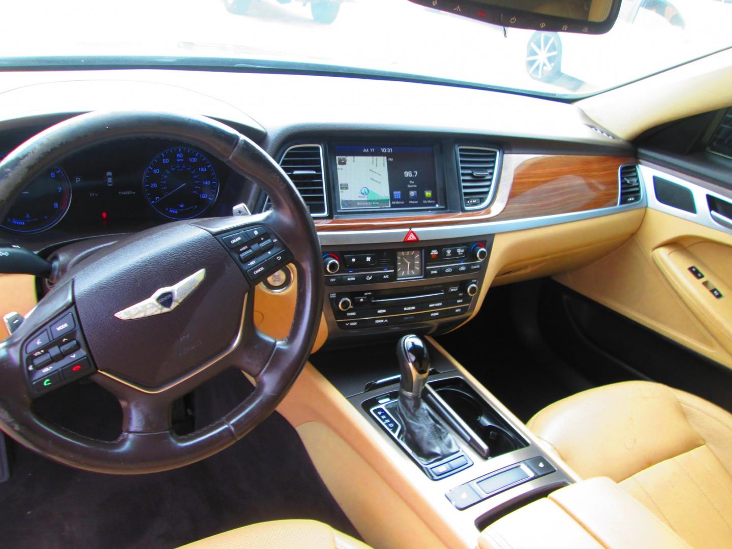 2015 BROWN Hyundai Genesis 3.8L (KMHGN4JE3FU) with an 3.8L V6 DOHC 24V engine, 6A transmission, located at 1815 NE 28th St., Fort Worth, TX, 76106, (817) 625-6251, 32.795582, -97.333069- Photo#9