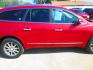 2013 RED Buick Enclave Leather FWD (5GAKRCKD7DJ) with an 3.6L V6 DOHC 24V engine, 6-Speed Automatic Overdrive transmission, located at 1815 NE 28th St., Fort Worth, TX, 76106, (817) 625-6251, 32.795582, -97.333069- Photo#3