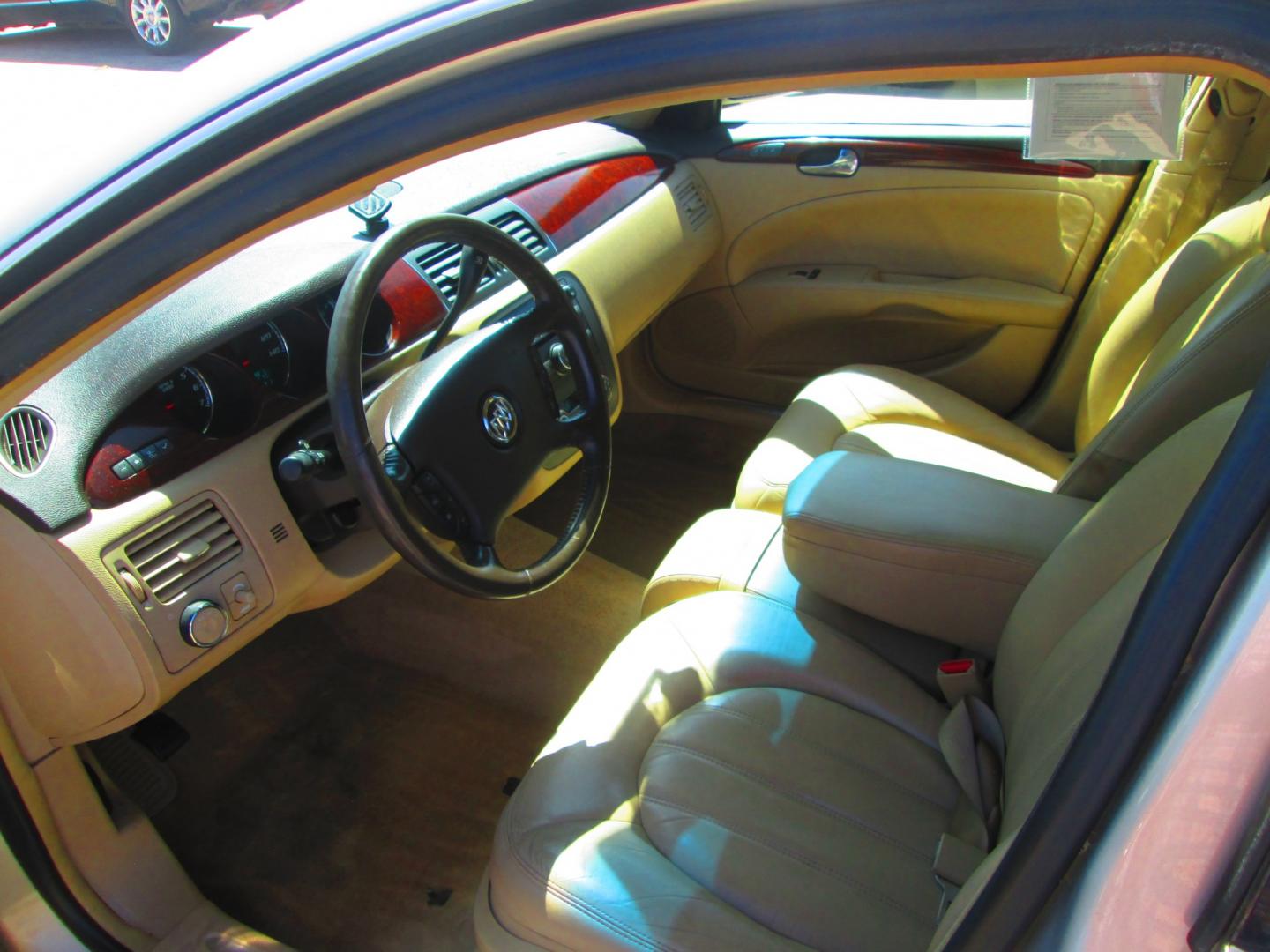 2009 GOLD Buick Lucerne CXL1 (1G4HD57M79U) with an 3.9L V6 OHV 12V engine, 4A transmission, located at 1815 NE 28th St., Fort Worth, TX, 76106, (817) 625-6251, 32.795582, -97.333069- Photo#10