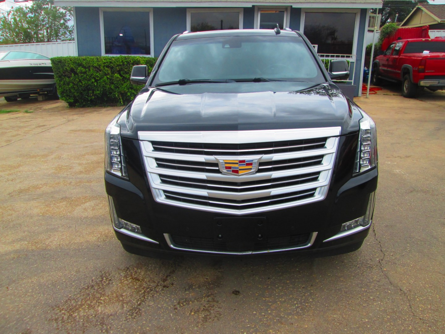 2016 BLACK Cadillac Escalade Platinum 2WD (1GYS3DKJ9GR) with an 6.2L V8 OHV 16V FFV engine, 6A transmission, located at 1815 NE 28th St., Fort Worth, TX, 76106, (817) 625-6251, 32.795582, -97.333069- Photo#1